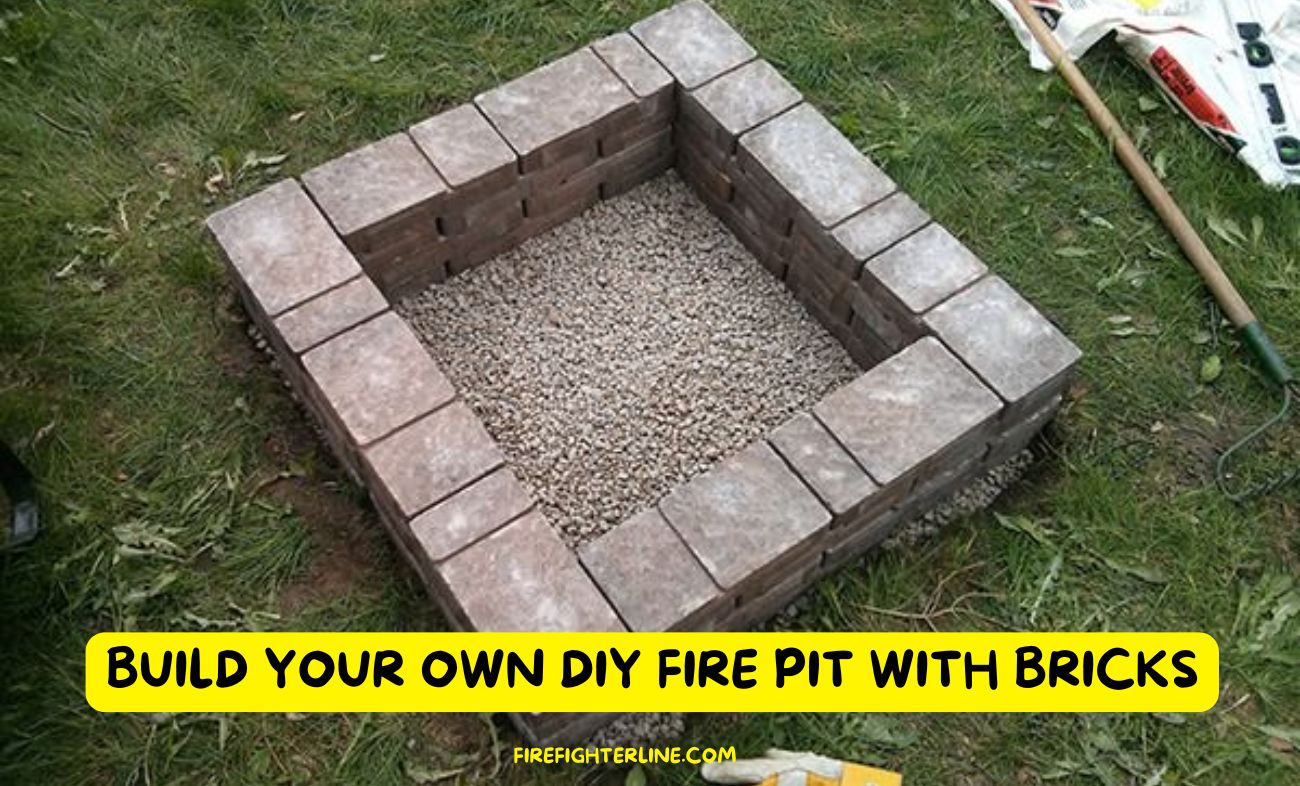DIY Fire Pit with Bricks
